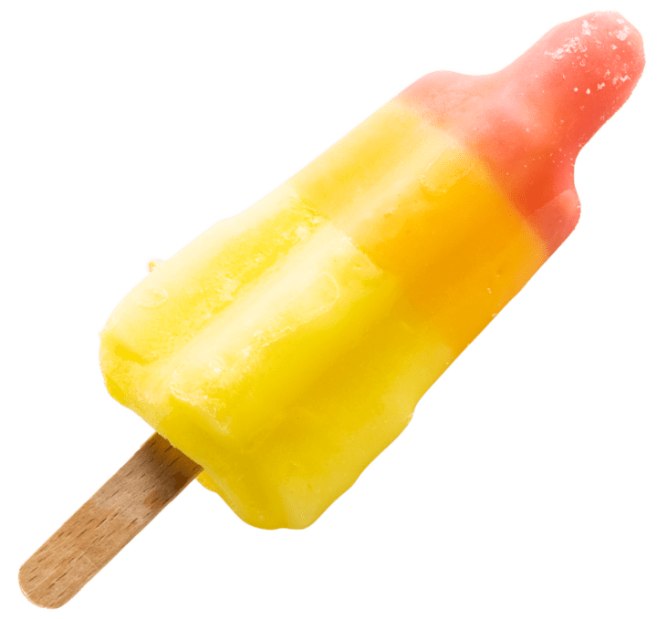 Rocket Ice Lolly dessert